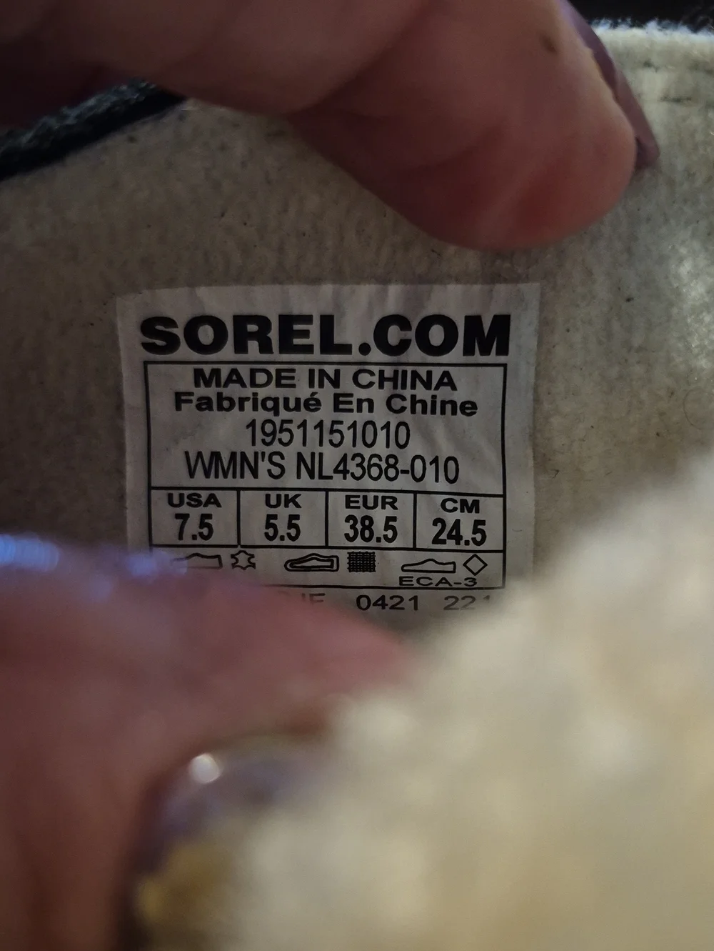Sorel Joan of Arctic Wedge III Laceup. Premiun Winter Boot Sz.7.5. (#3022D)